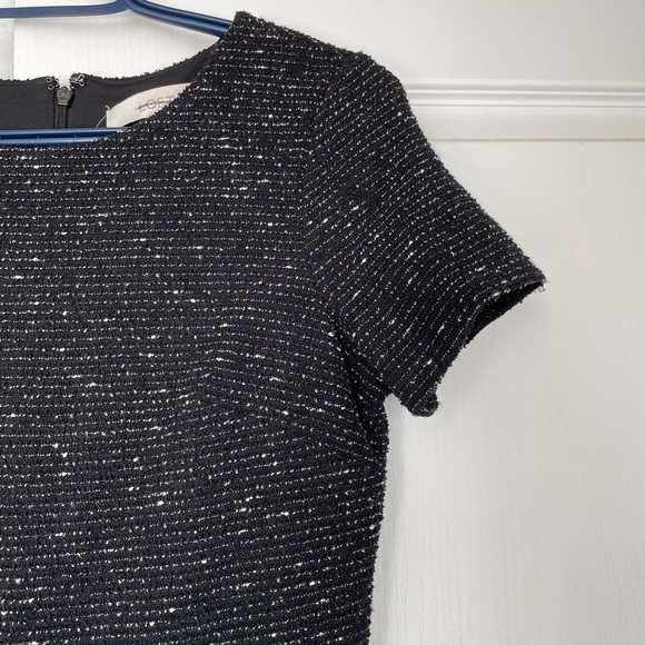 NWT- LOFT half sleeves tweed mini fit and flare dress - Picture 8 of 8